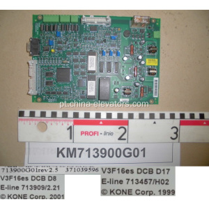 KM713900G01 KONE V3F16 Placa de controle de acionamento